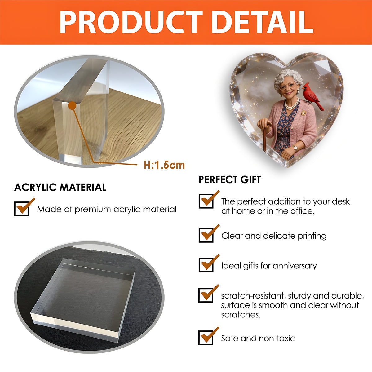 Always In My Heart - Personalized Memorial Pocket Hug Card