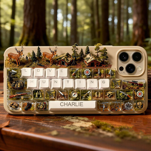 Jagdgeschenk – Personalisierte Handyhülle mit Jagdmotiv