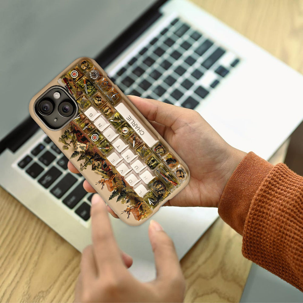Jagdgeschenk – Personalisierte Handyhülle mit Jagdmotiv