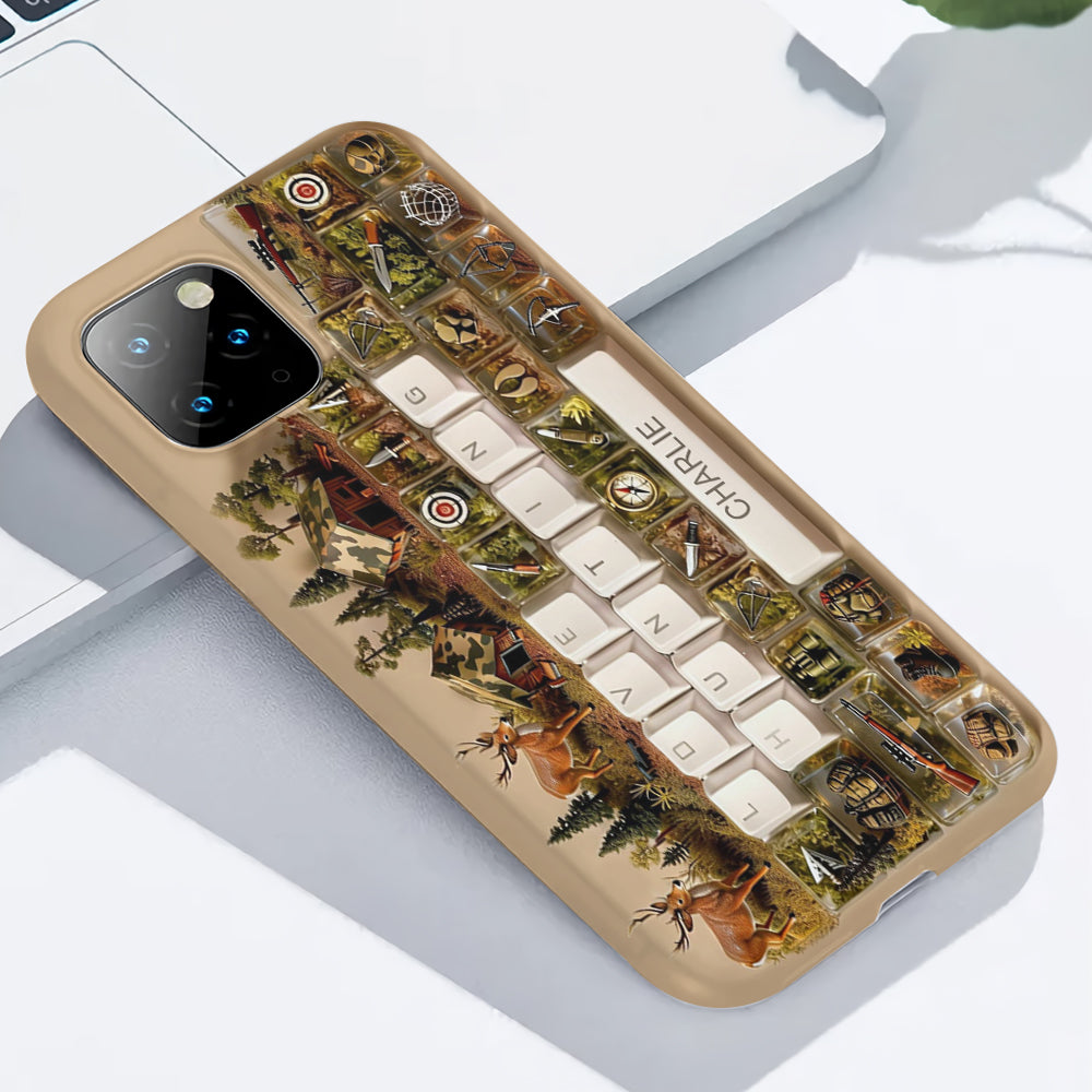 Jagdgeschenk – Personalisierte Handyhülle mit Jagdmotiv