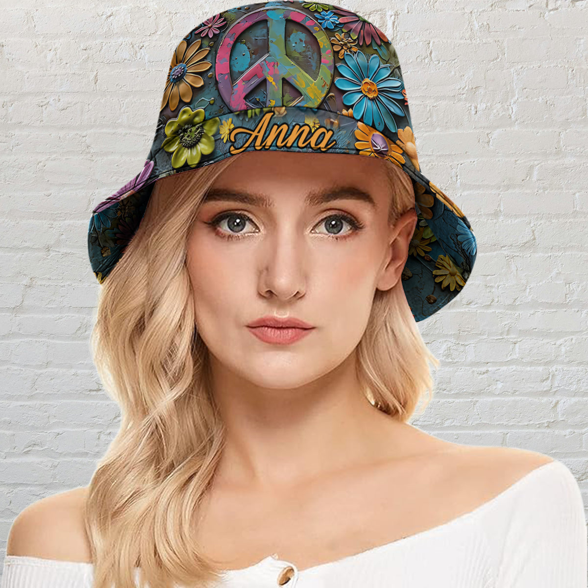 Hippie Soul – Personalisierter Hippie-Bucket-Hat