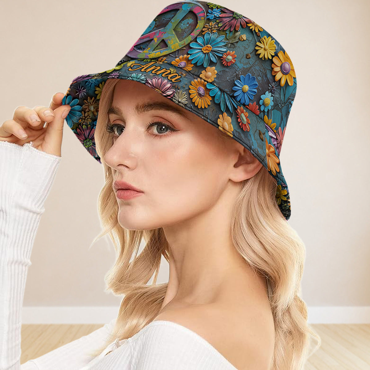 Hippie Soul – Personalisierter Hippie-Bucket-Hat