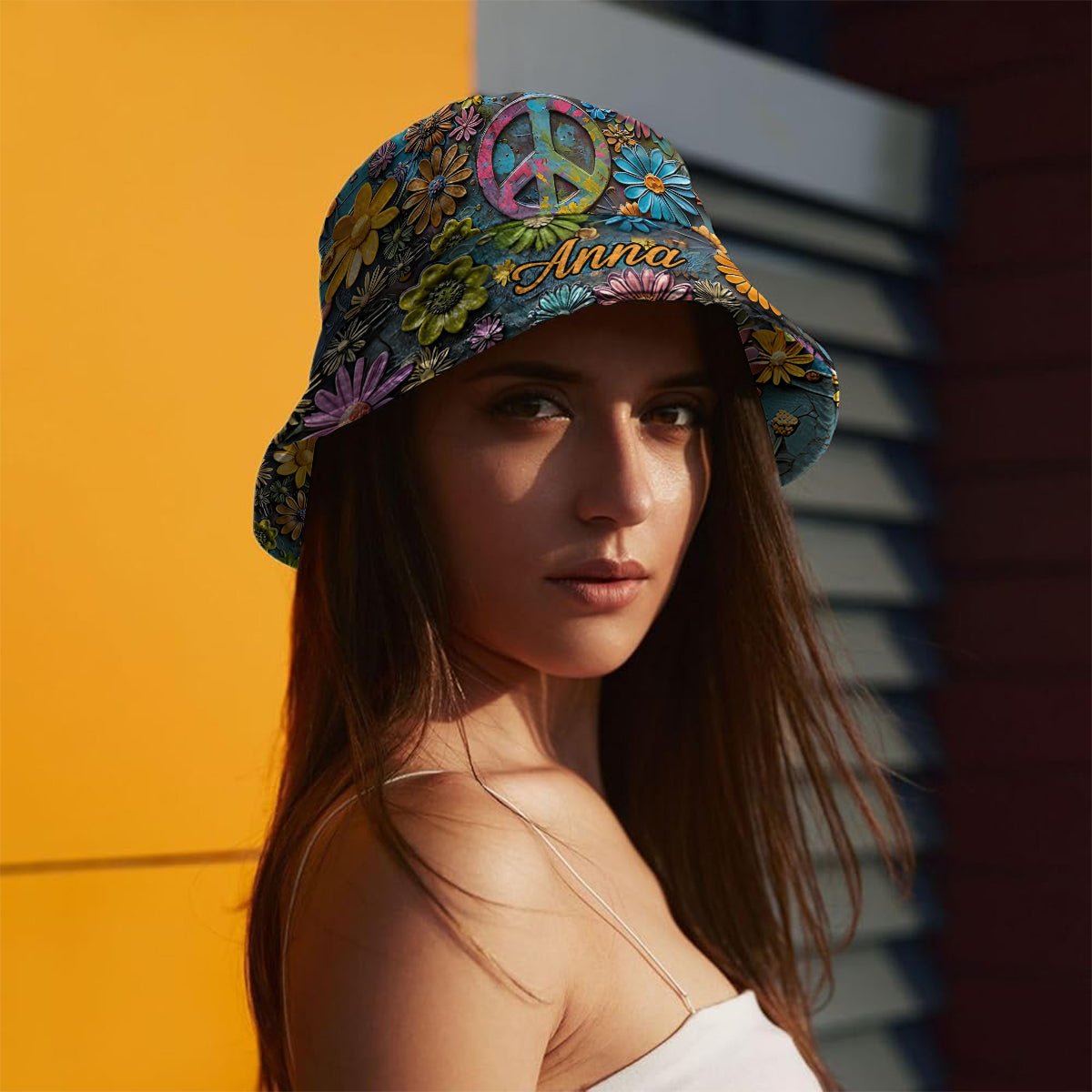 Hippie Soul – Personalisierter Hippie-Bucket-Hat