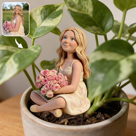 Benutzerdefinierte Foto - Personalisierte Garten Premium 3D Figur