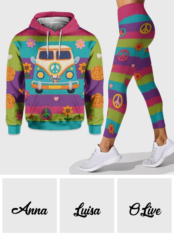 Hippie Souls - Personalized Hippie Hoodie and Leggings