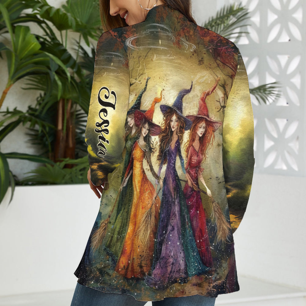 Wunderschöne Hexen – Personalisierter Hexen-Cardigan