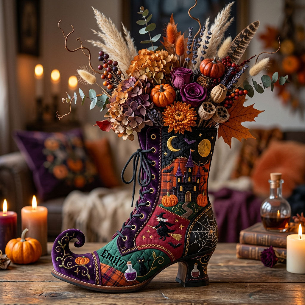 Halloween Season - Personalized Witch Acrylic Pot