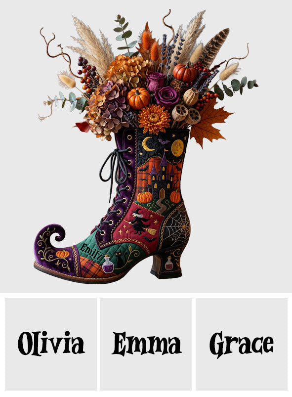 Halloween Season - Personalized Witch Acrylic Pot