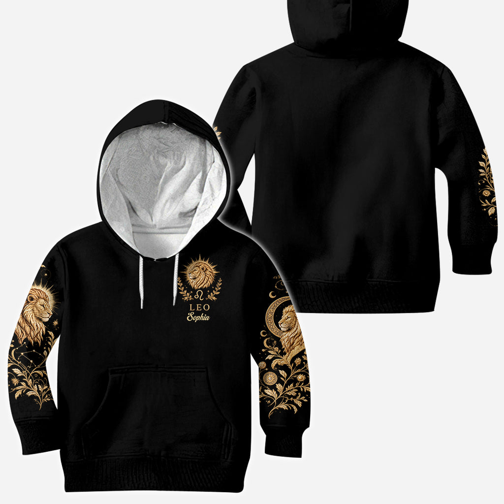 Zodiac/Horoskop-Liebhaber Hoodie - Personalisierter Horoskop-Allover-Shirt