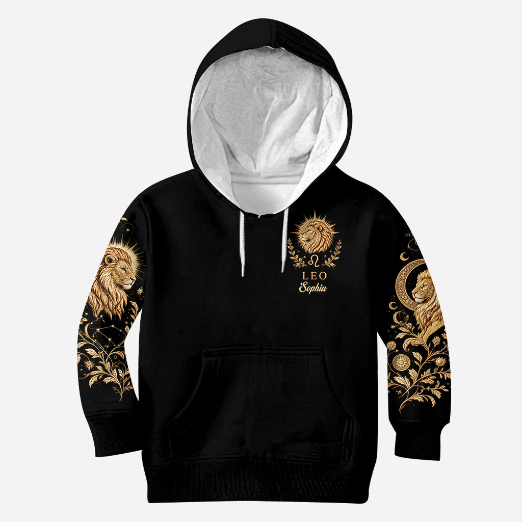 Zodiac/Horoskop-Liebhaber Hoodie - Personalisierter Horoskop-Allover-Shirt