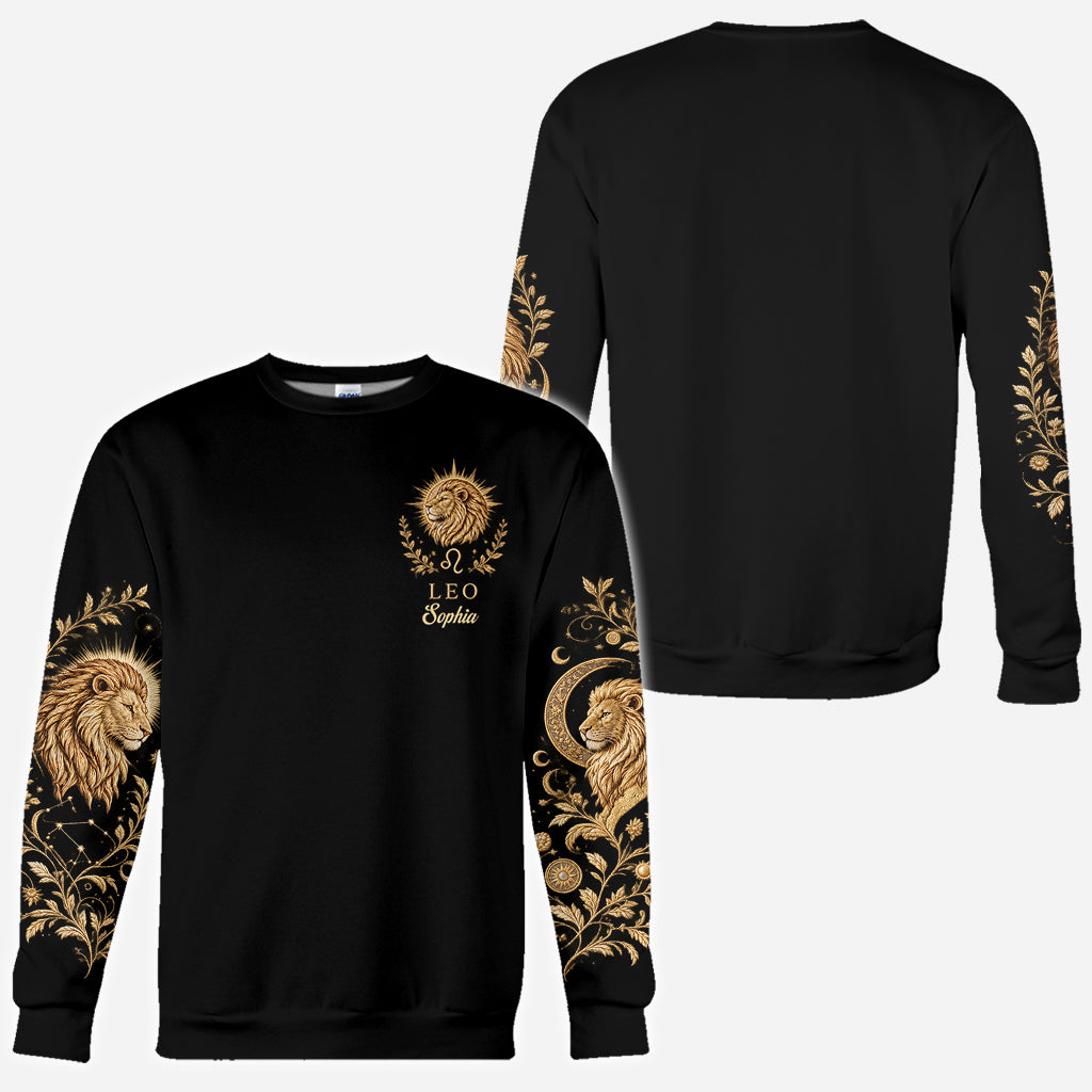 Zodiac/Horoskop-Liebhaber Hoodie - Personalisierter Horoskop-Allover-Shirt