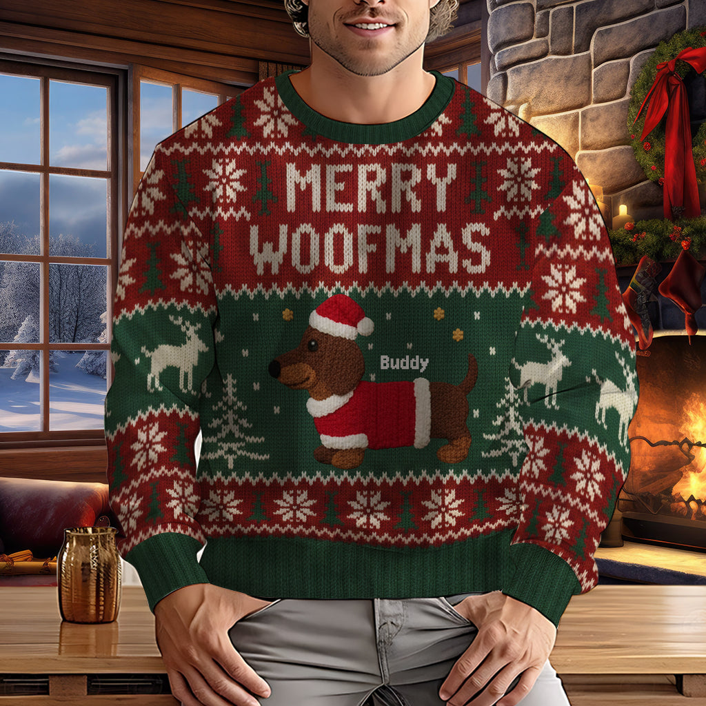 Frohe Weihnachten – Personalisierter Hundepullover