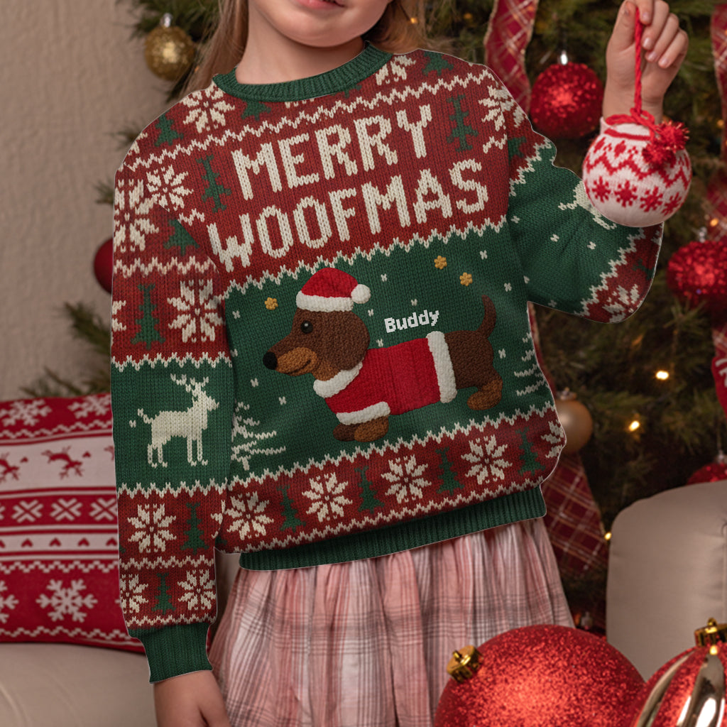 Frohe Weihnachten – Personalisierter Hundepullover