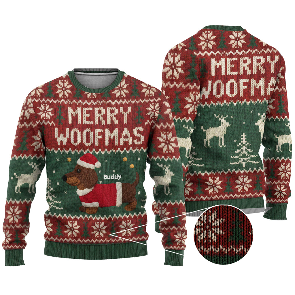 Frohe Weihnachten – Personalisierter Hundepullover