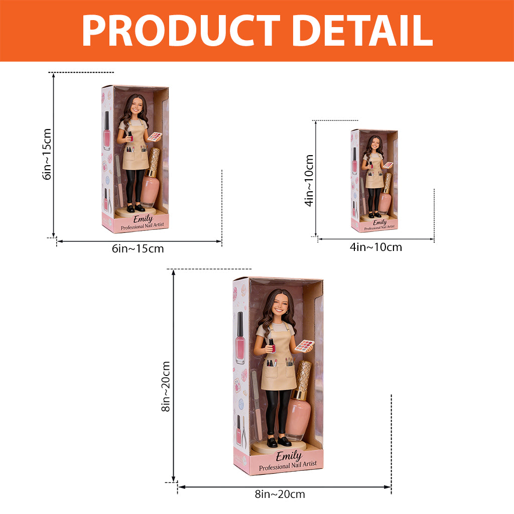 Professional Nail Artist - Personalized Nail Salon Custom Shaped Acrylic Plaque