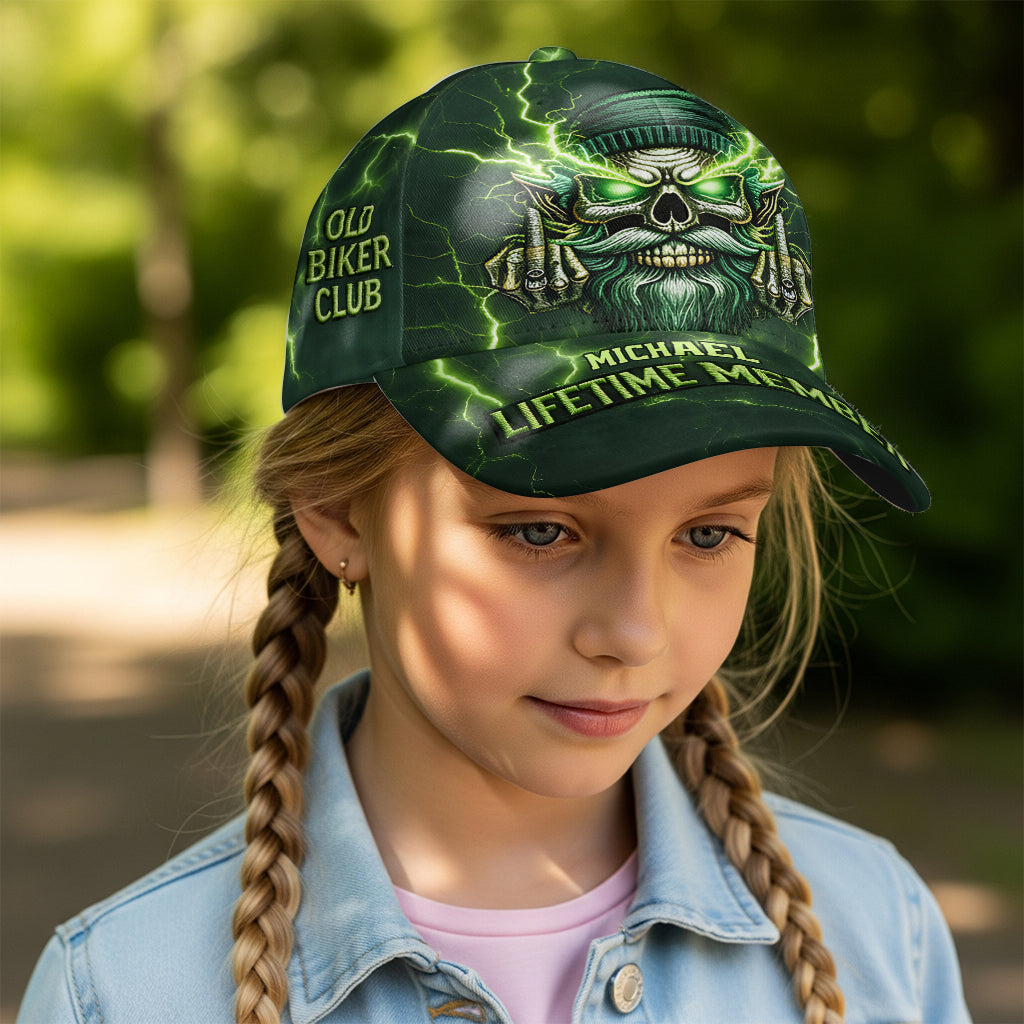 Old Bikers Club – Personalisierte Biker-Klassiker-Kappe