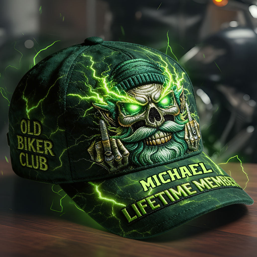 Old Bikers Club – Personalisierte Biker-Klassiker-Kappe