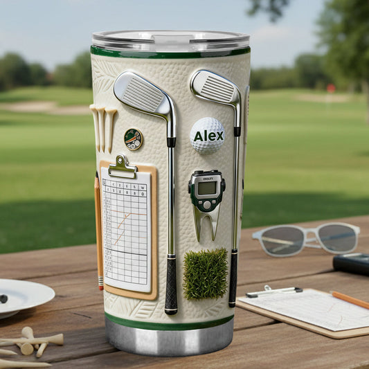 Lebe Golf – Personalisierter Golfbecher