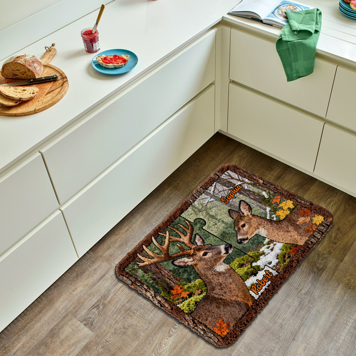 Das perfekte Geschenk für Paare – personalisierter, rutschfester Jagdteppich