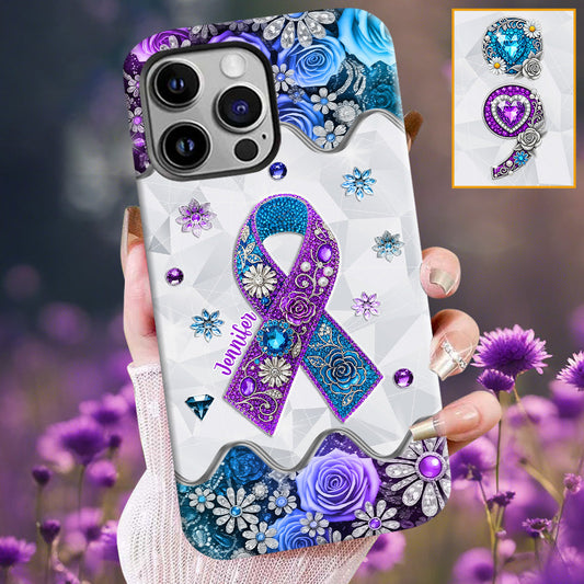 Suizidprävention – Du bist wichtig – Personalisierte Handyhülle mit Aufdruck zum Thema Suizidprävention