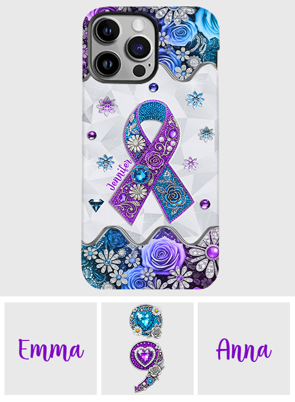 Suicide Awareness, You Matter - Personalized Suicide Prevention Full Print Phone Case