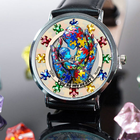 You Are My Heart - Personalized Autism Awareness Hand Watch