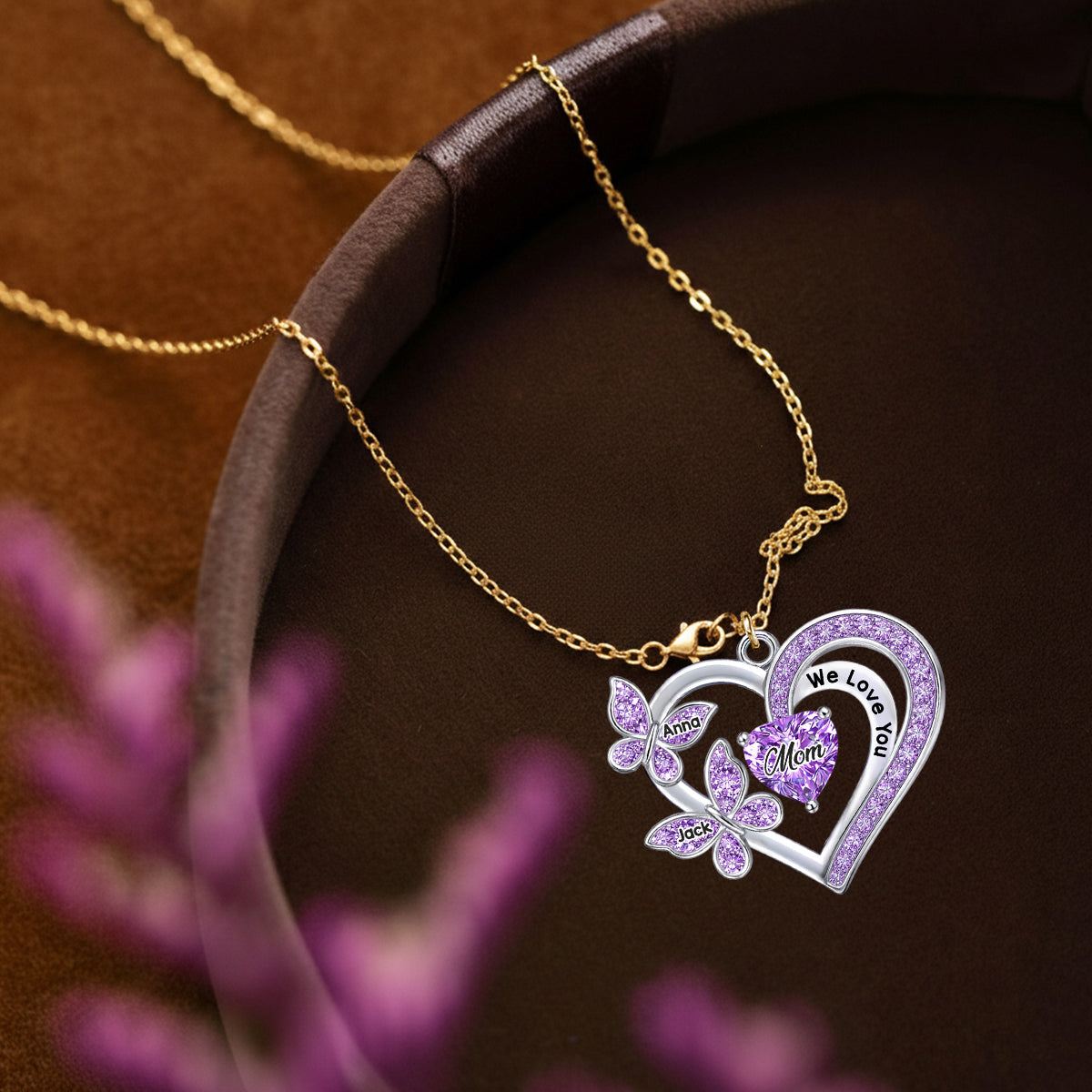 Custom Any Photo - Personalized Grandma Shaped Metal Pendant Necklace