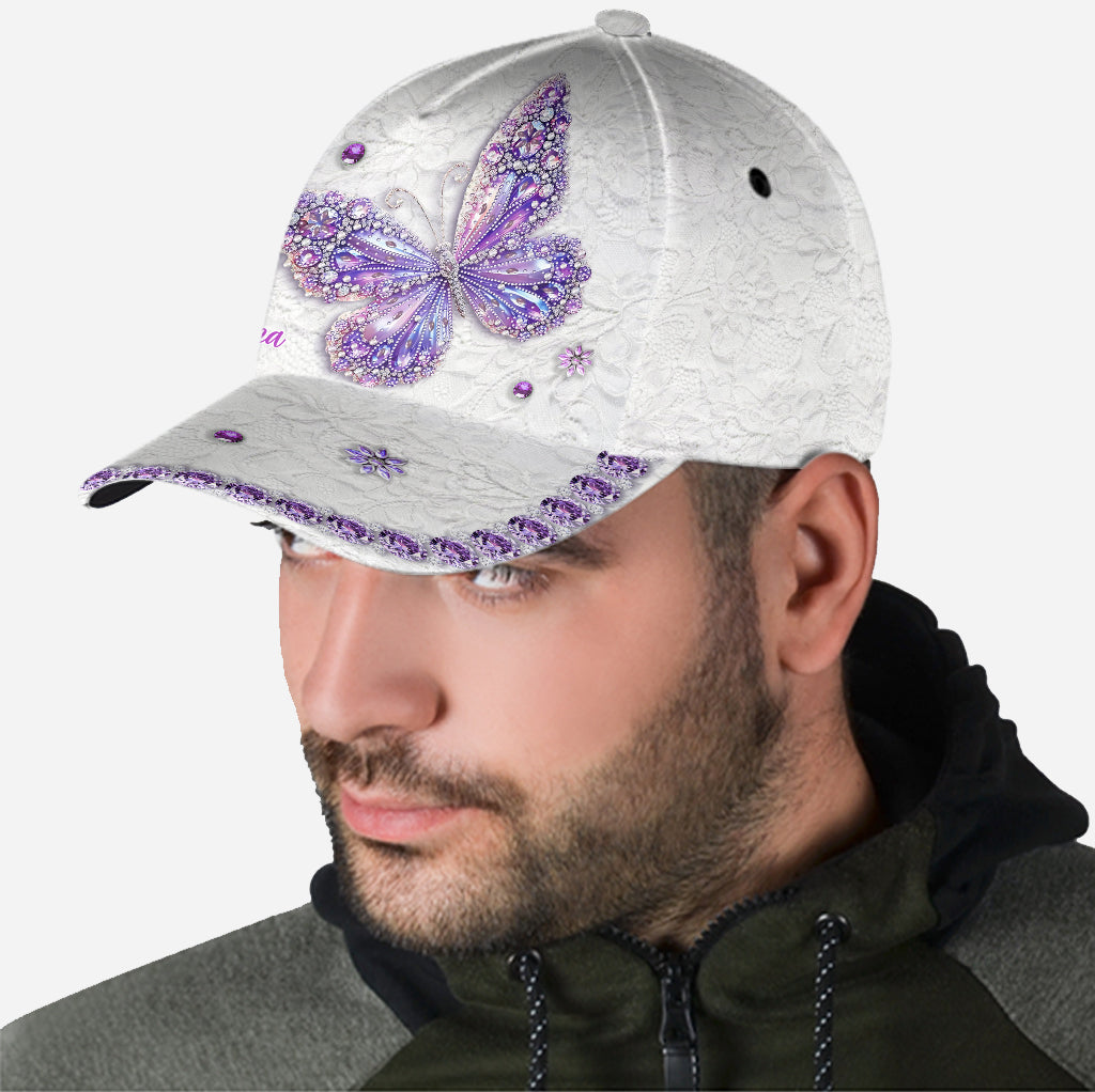 Beautiful Butterfly - Personalized Butterfly Classic Cap