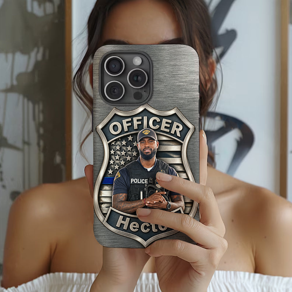 Proud Police - Personalized Police Officer Full Print Phone Case