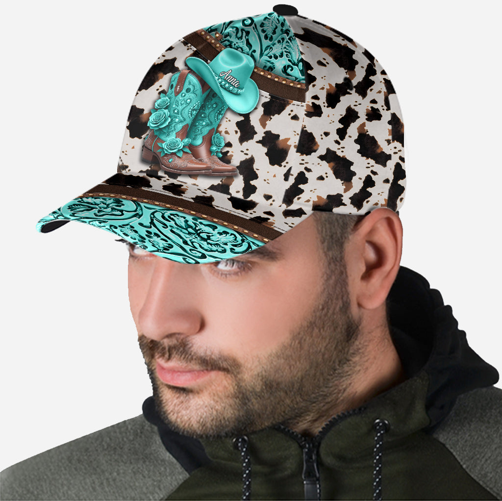 Western Cowgirl Boot - Personalized Cowgirl Classic Cap