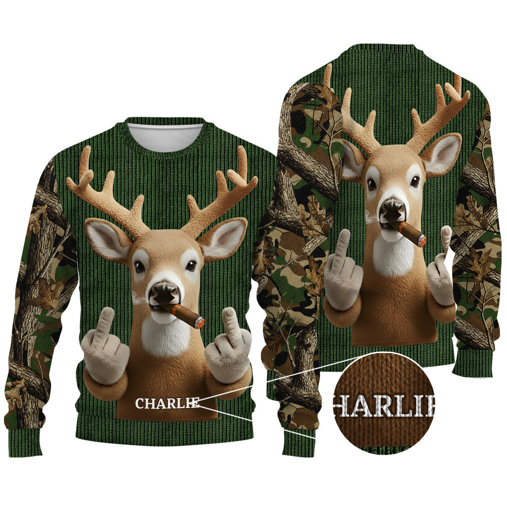 Die Jagdsaison naht – Personalisierter Jagd-Pullover