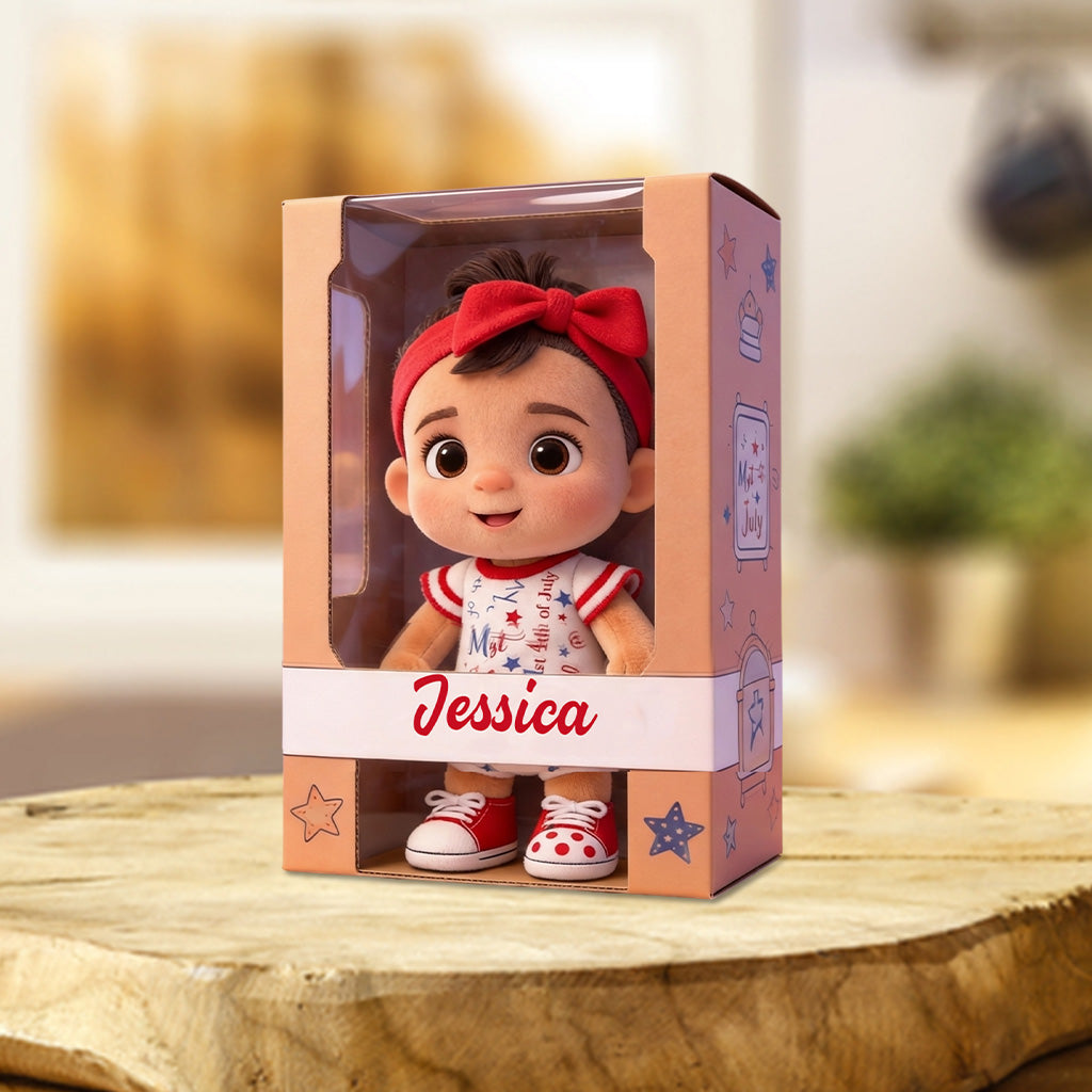 Ich liebe dich, Baby – personalisierte Acrylplakette in Kinderform