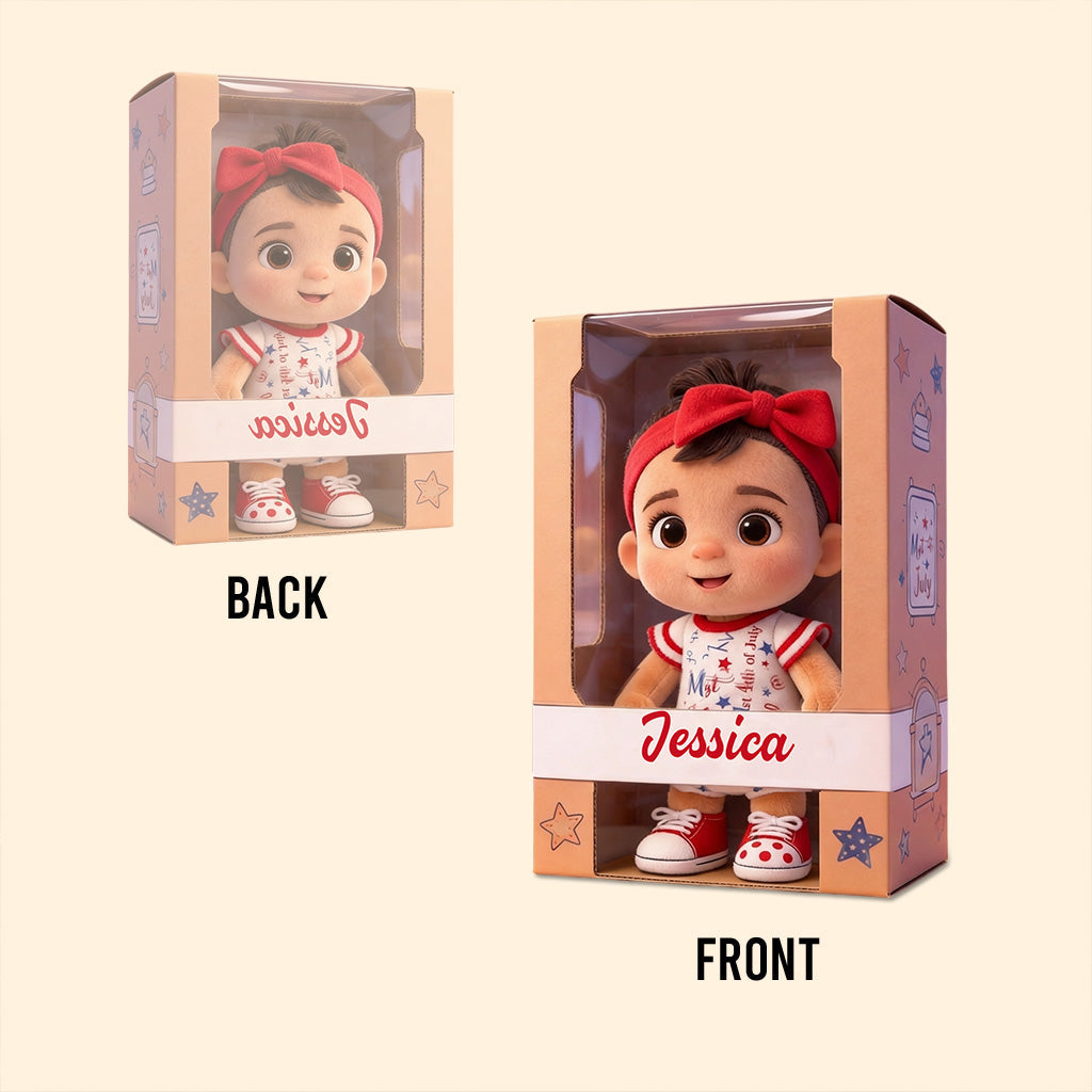 Ich liebe dich, Baby – personalisierte Acrylplakette in Kinderform