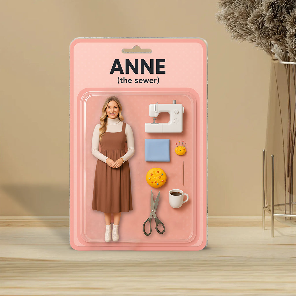 Custom Figure From Photo - Personalized Sewing Custom Shaped Acrylic Plaque