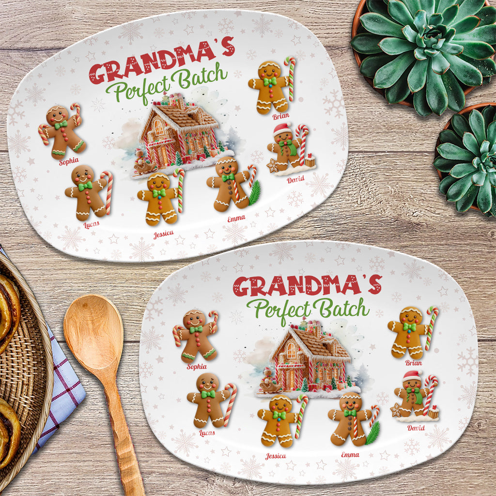 Grandma's Perfect Batch - Personalized Grandma Plate