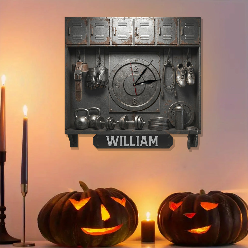 Ohne Fleiß kein Preis – Personalisierte Fitness-LED-Wanduhr