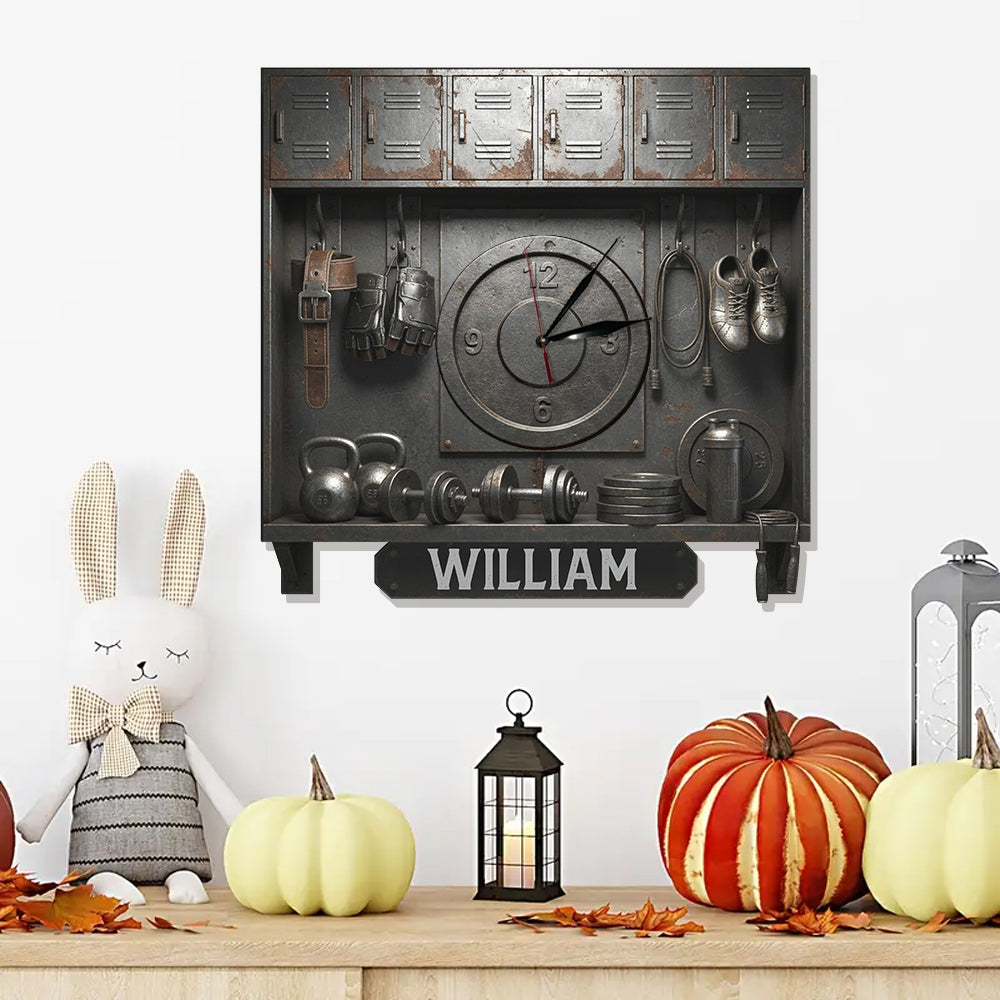 Ohne Fleiß kein Preis – Personalisierte Fitness-LED-Wanduhr