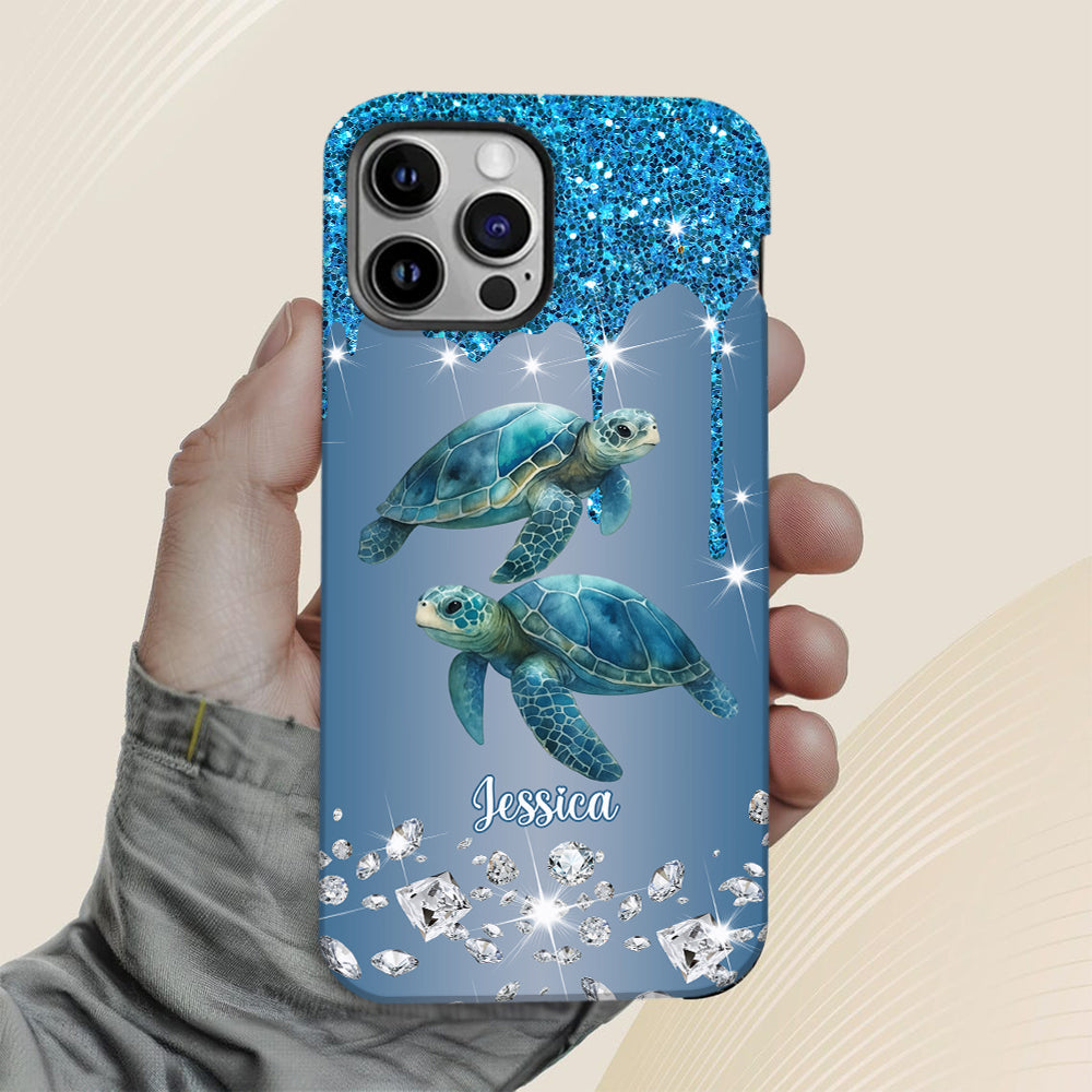 Beautiful Dolphins/ Turtles/ Whale... Gift For Sea Lover - Personalized Sea Lover Full Print Phone Case