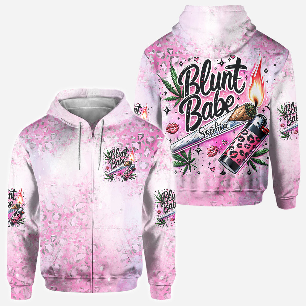 Blunt Babe – Personalisiertes Weed-Shirt