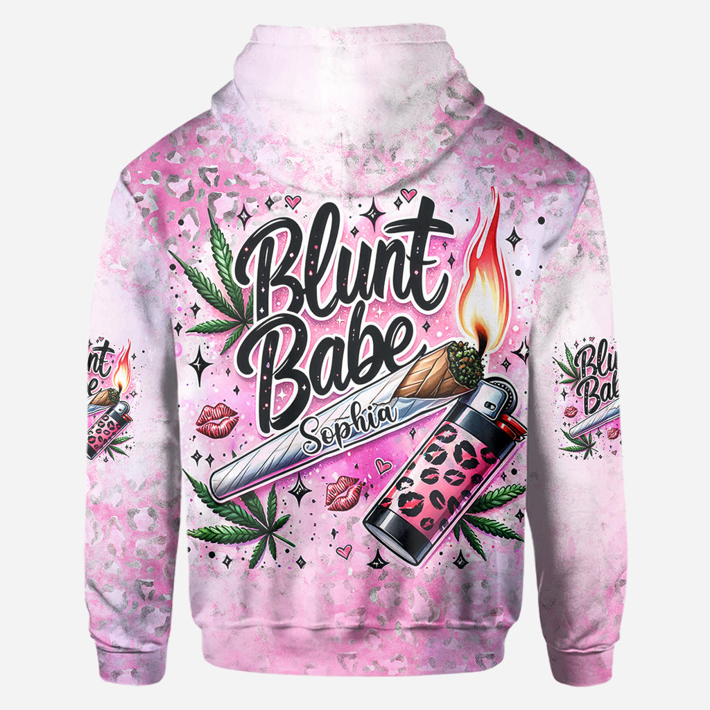 Blunt Babe – Personalisiertes Weed-Shirt