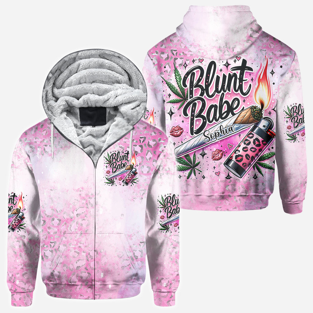 Blunt Babe – Personalisiertes Weed-Shirt