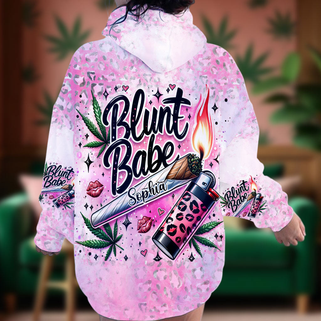 Blunt Babe – Personalisiertes Weed-Shirt