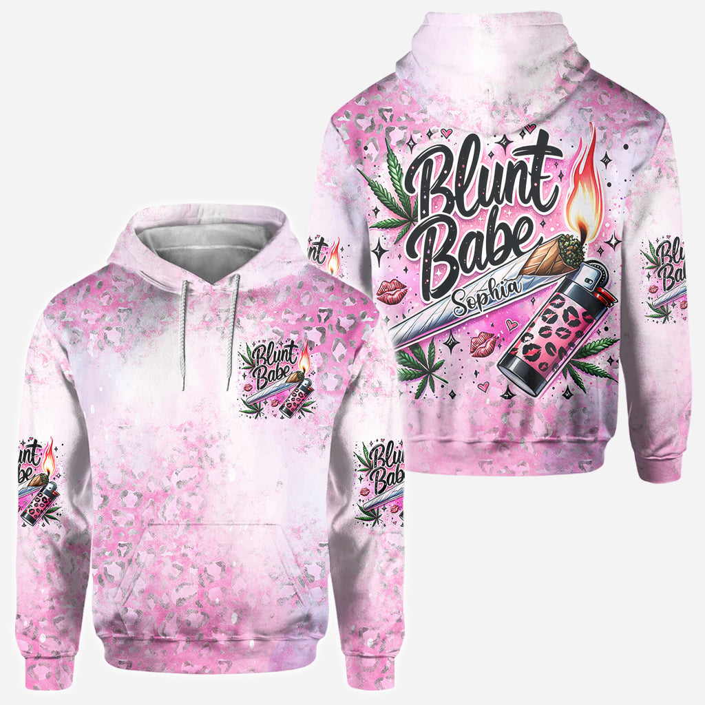 Blunt Babe – Personalisiertes Weed-Shirt