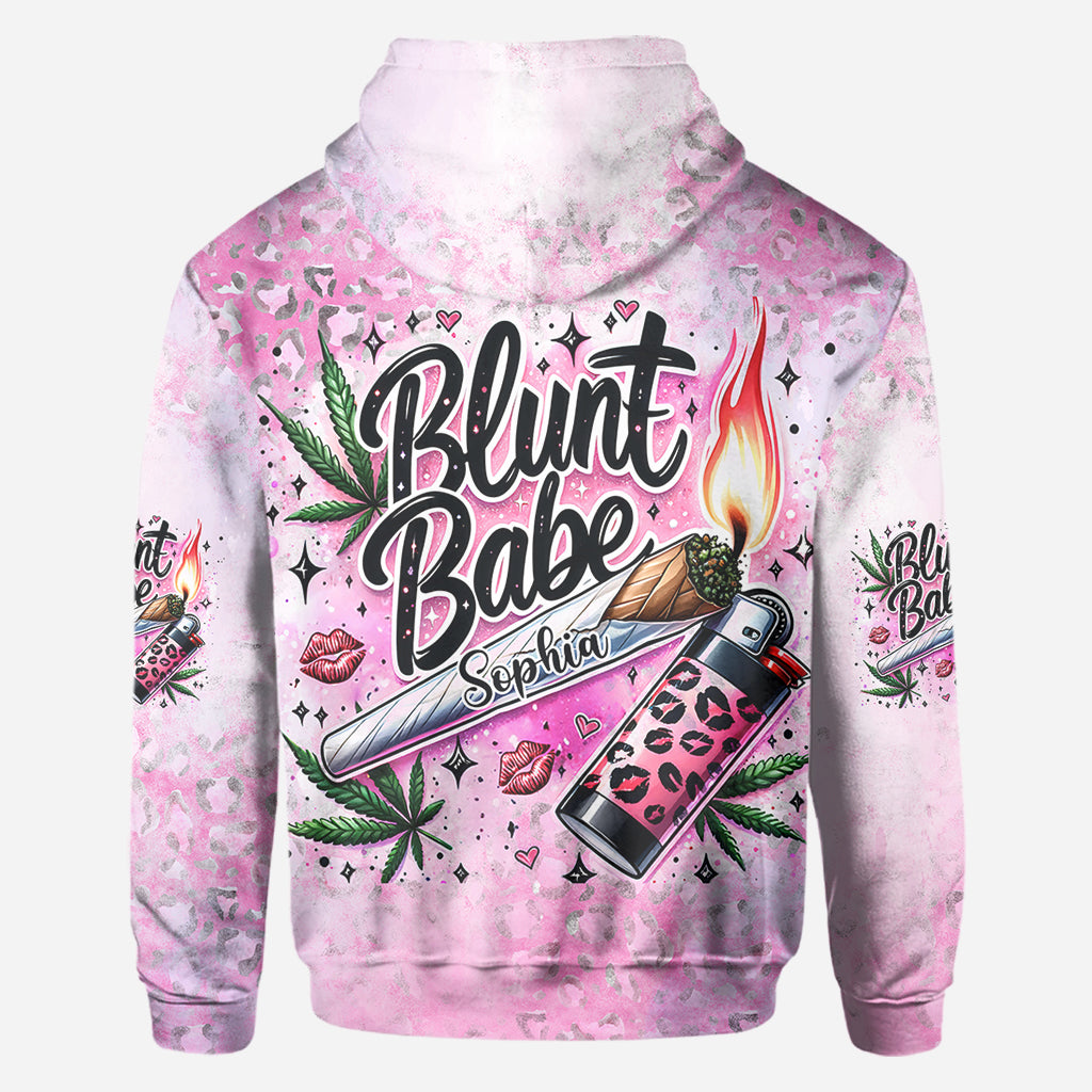 Blunt Babe – Personalisiertes Weed-Shirt