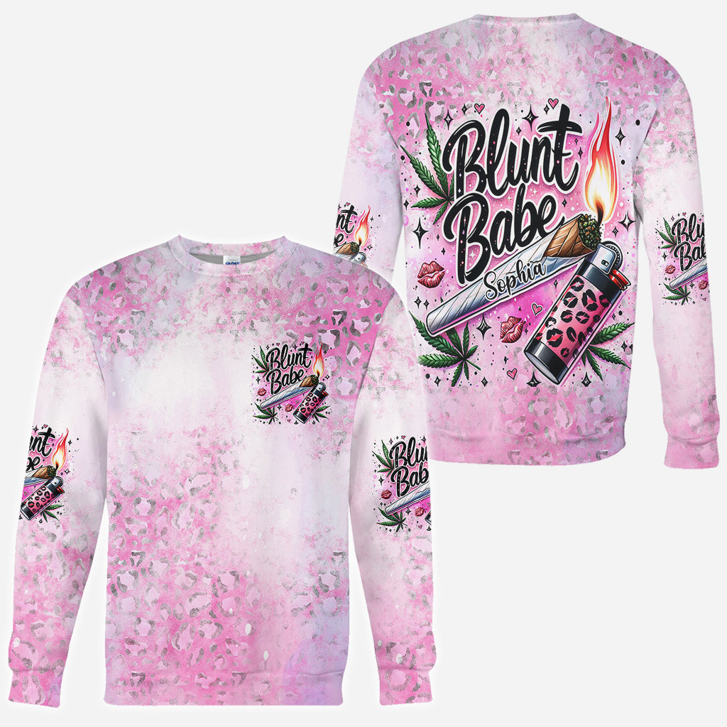 Blunt Babe – Personalisiertes Weed-Shirt