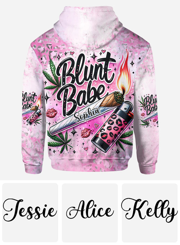 Blunt Babe – Personalisiertes Weed-Shirt