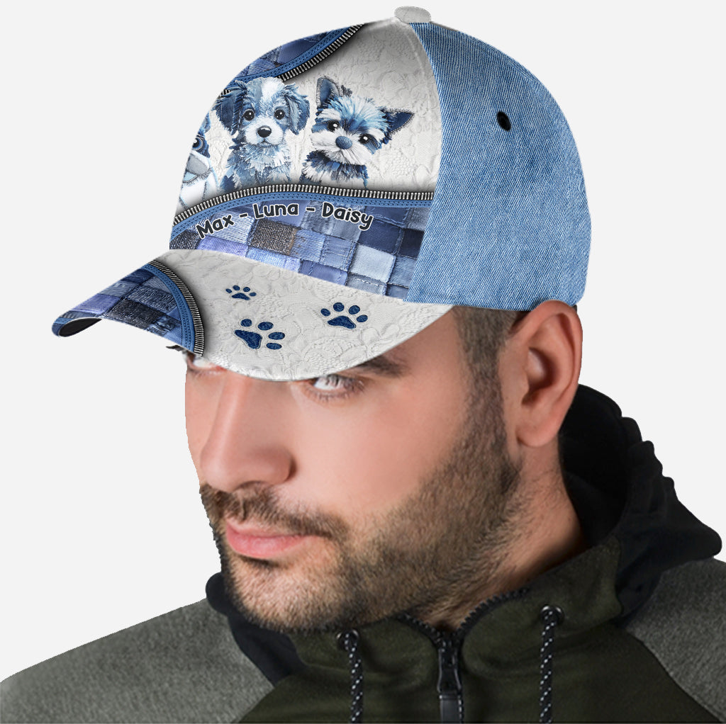 Niedliche Hunde – Personalisierte klassische Hundekappe