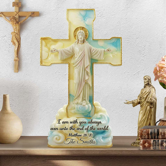 I Am With You Always - Personalized Christian Custom Shaped Acrylic Plaque