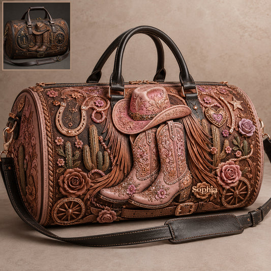 Western Spirit - Personalisierte Cowgirl Reisetasche