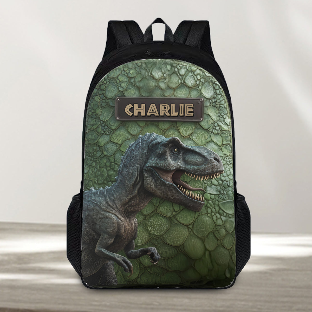 Dinosaur - Personalized Kid Backpack Lunch Bag Pencil Case Set